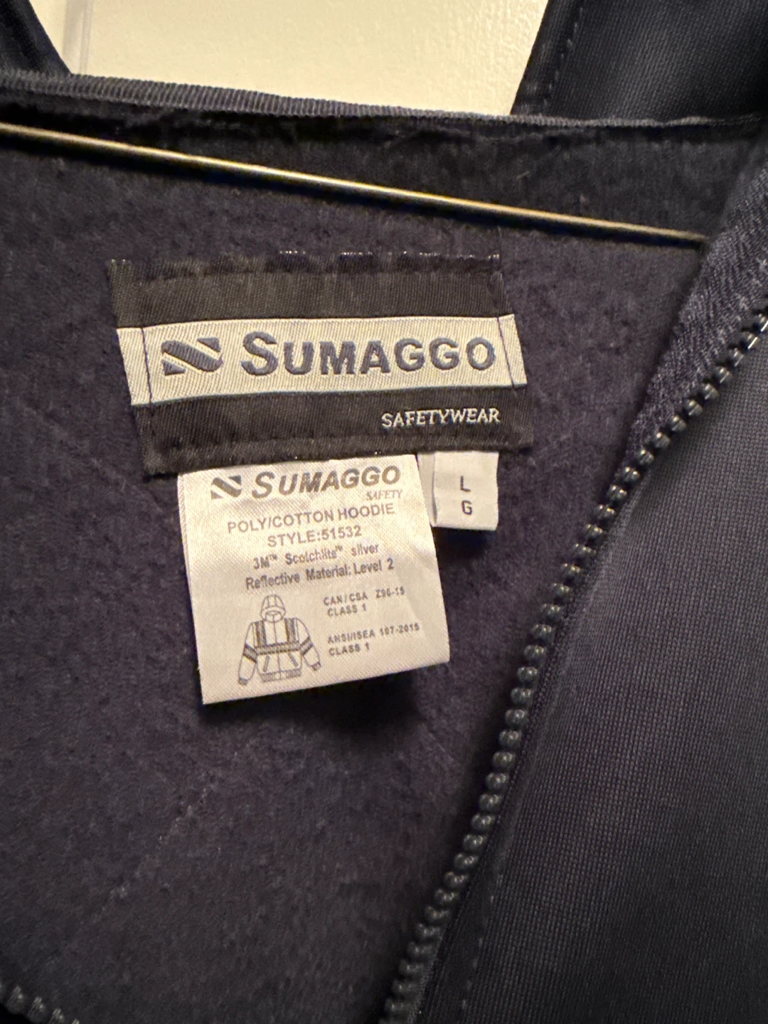 Sumaggo Safetywear Poly/Cotton Hoodie - Size L - photo 2