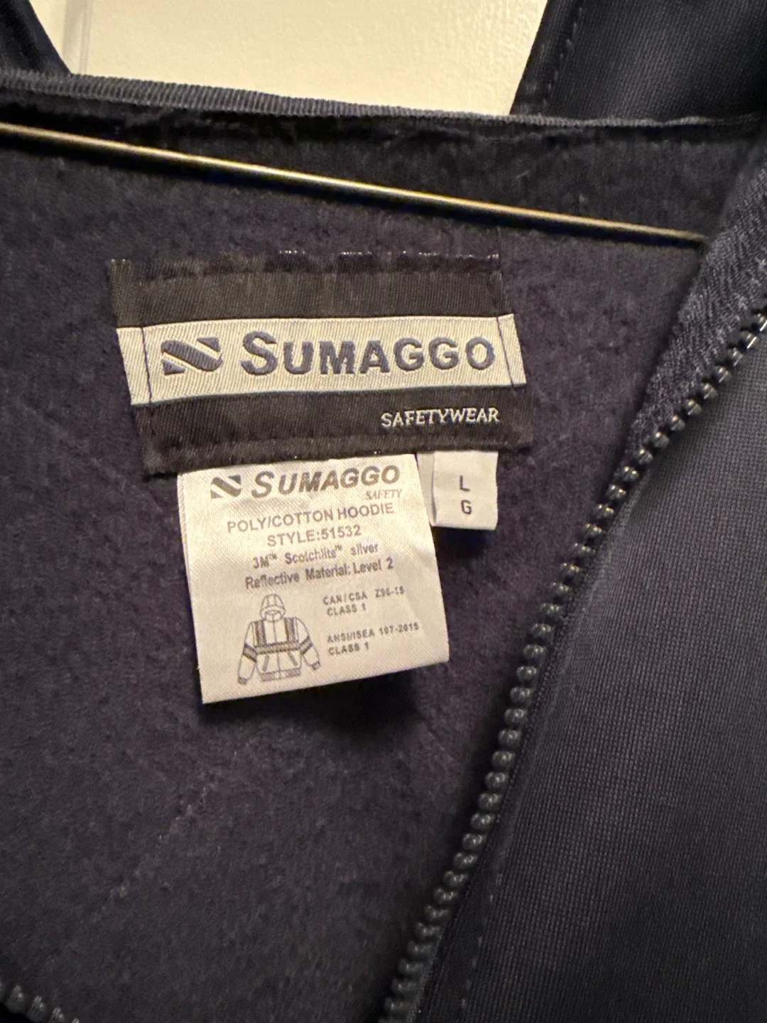 Sumaggo Safetywear Poly/Cotton Hoodie - Size L image indicator(2)