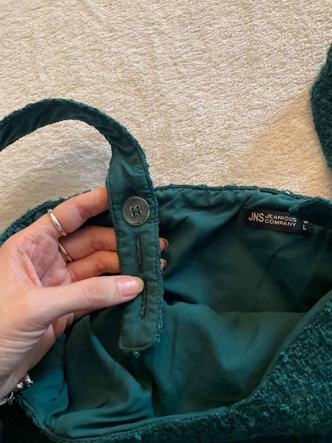 Jeanius Company Green Top - Size L - photo 3