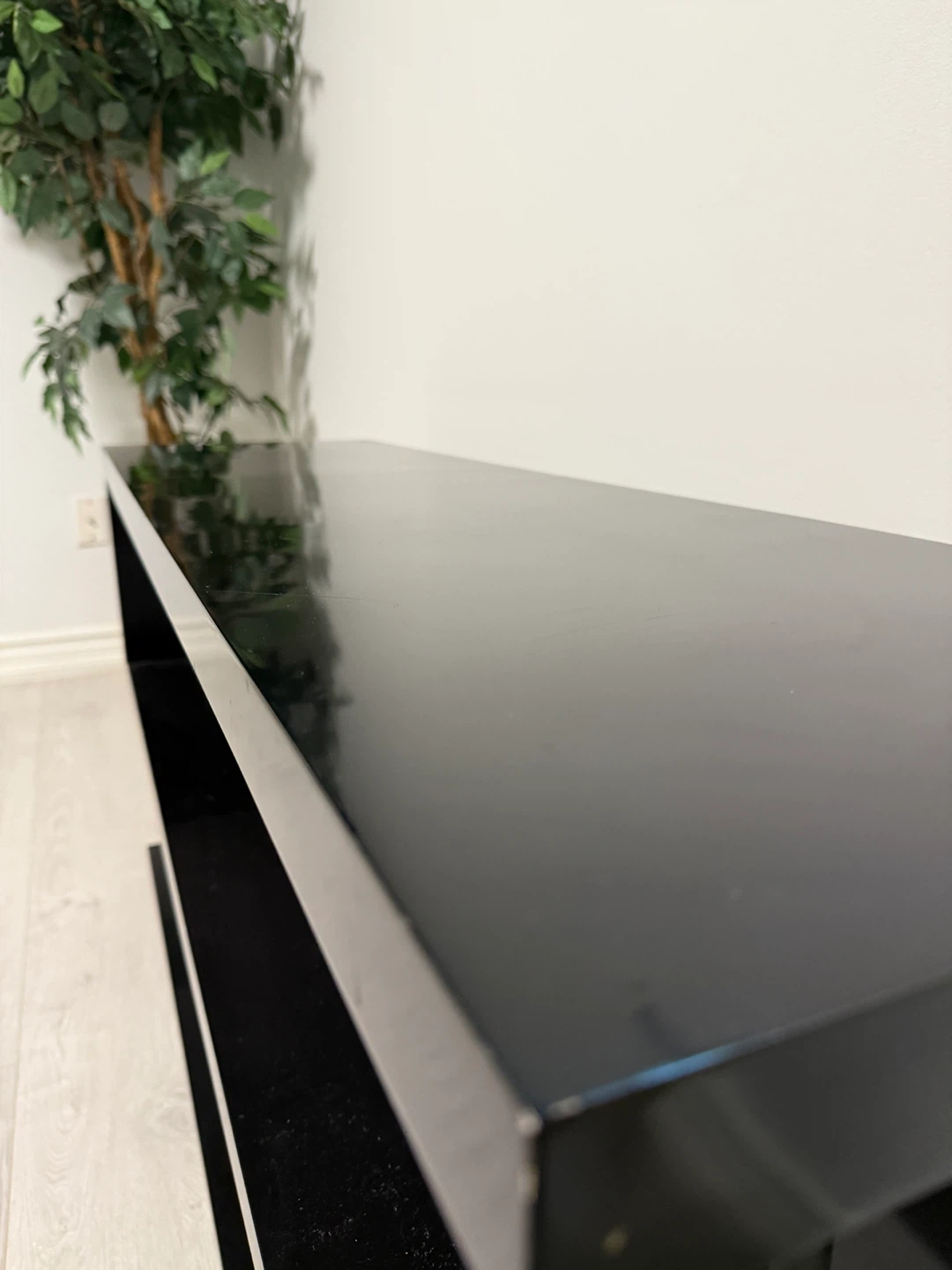 Black TV Stand 47” inches - photo 4