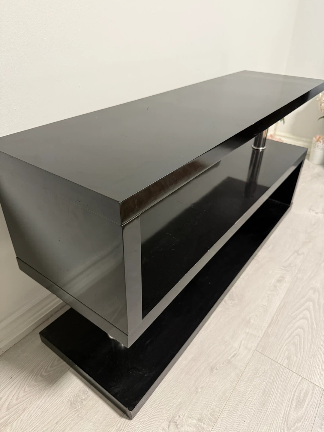 Black TV Stand 47” inches - photo 2