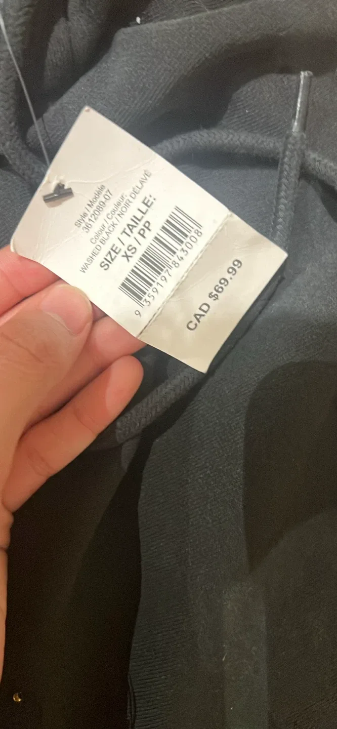 Cotton On black hoodie image indicator(3)