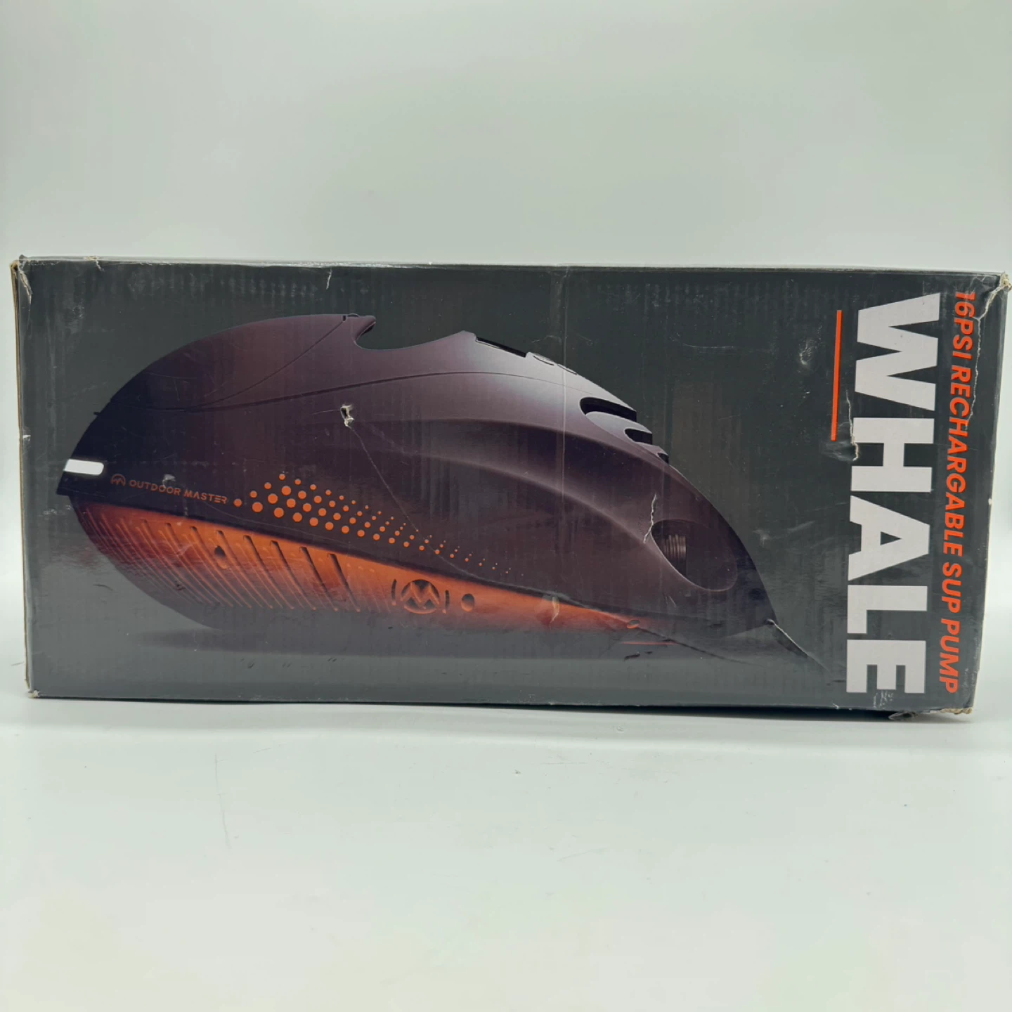 New Open Box Outdoor Master Whale 16psi Rechargeable Sup Pump