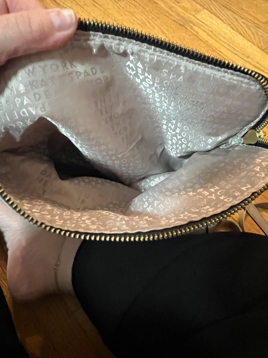 Kate Spade beige/ Grey Leather Shoulder Bag - photo 2