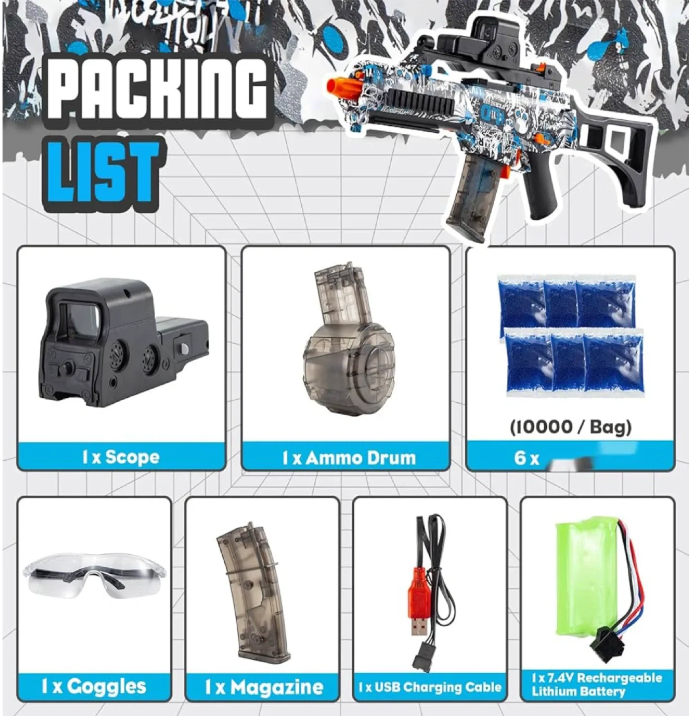 Powerful Gel Blaster | 200+ FPS | Auto Mode | $50 or Trade image indicator(4)