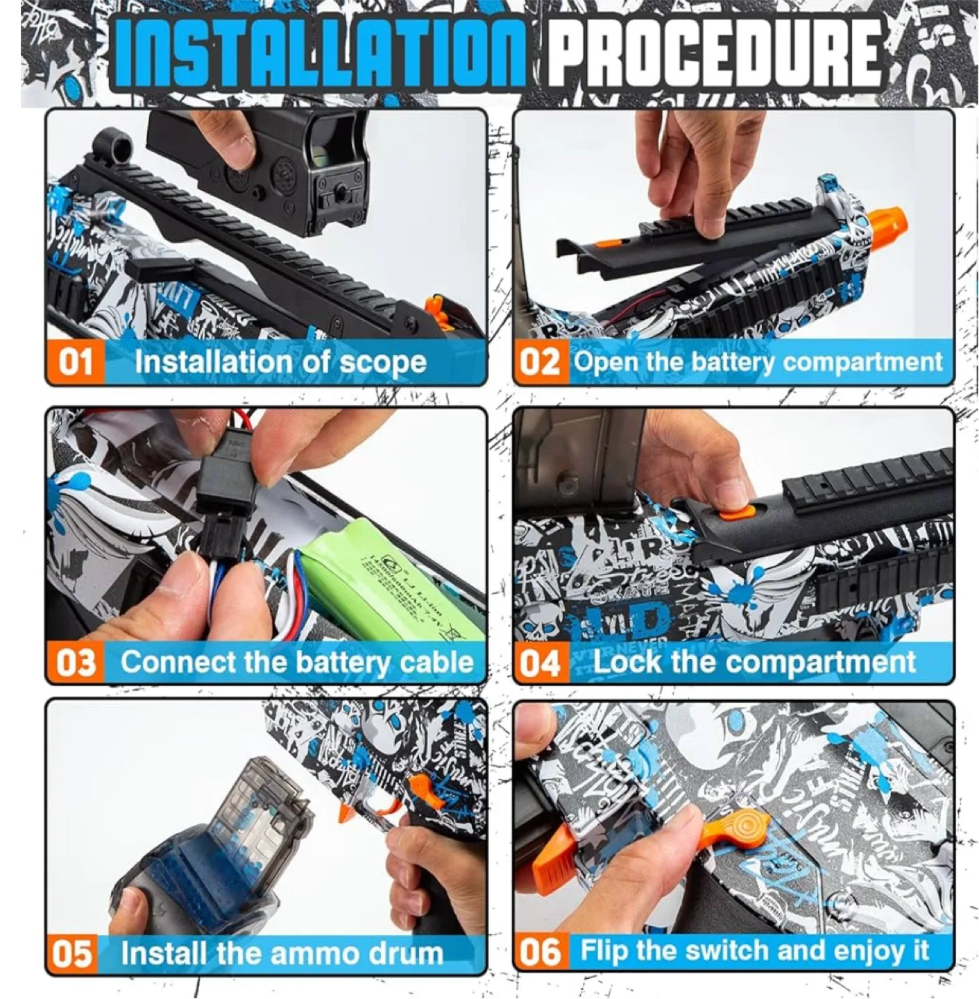 Powerful Gel Blaster | 200+ FPS | Auto Mode | $50 or Trade image indicator(3)