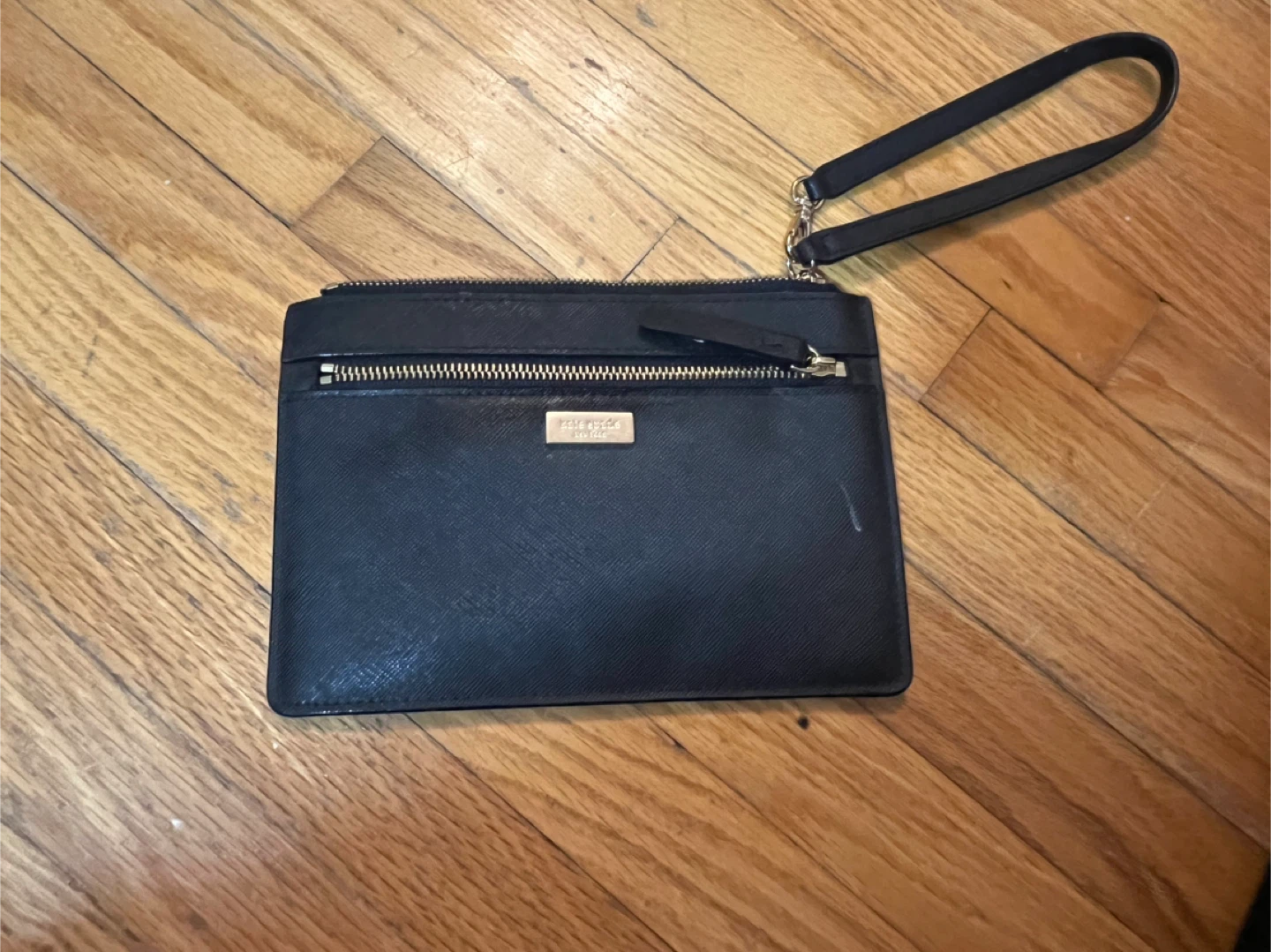 Kate Spade Black Wristlet