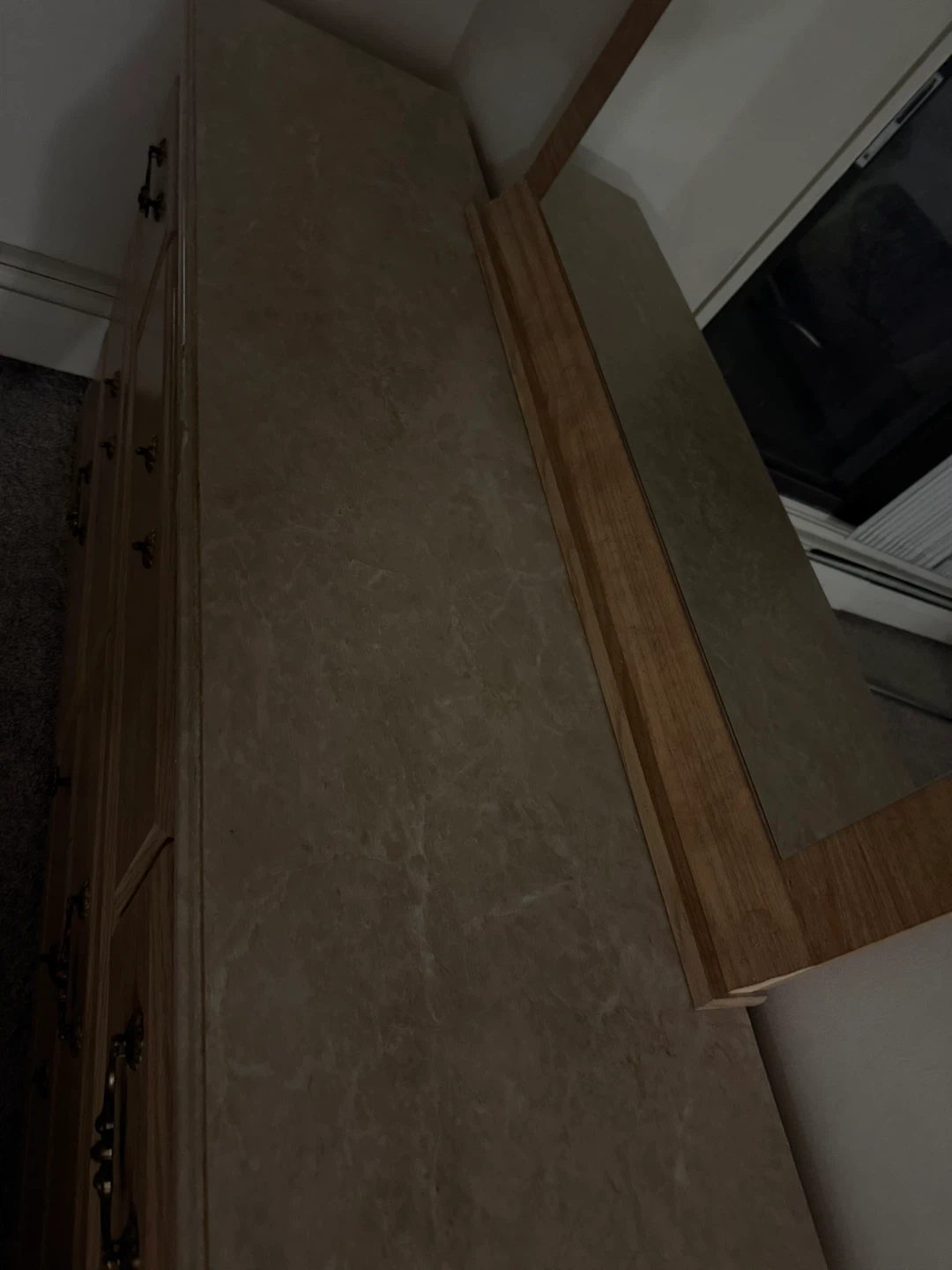 Wooden Dresser with Mirror - photo 4