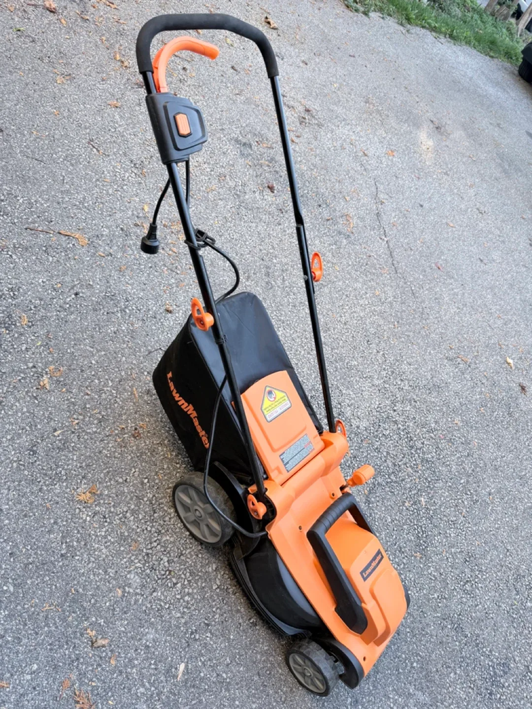 LawnMaster Electric corded Lawn Mower, Orange thumbnail