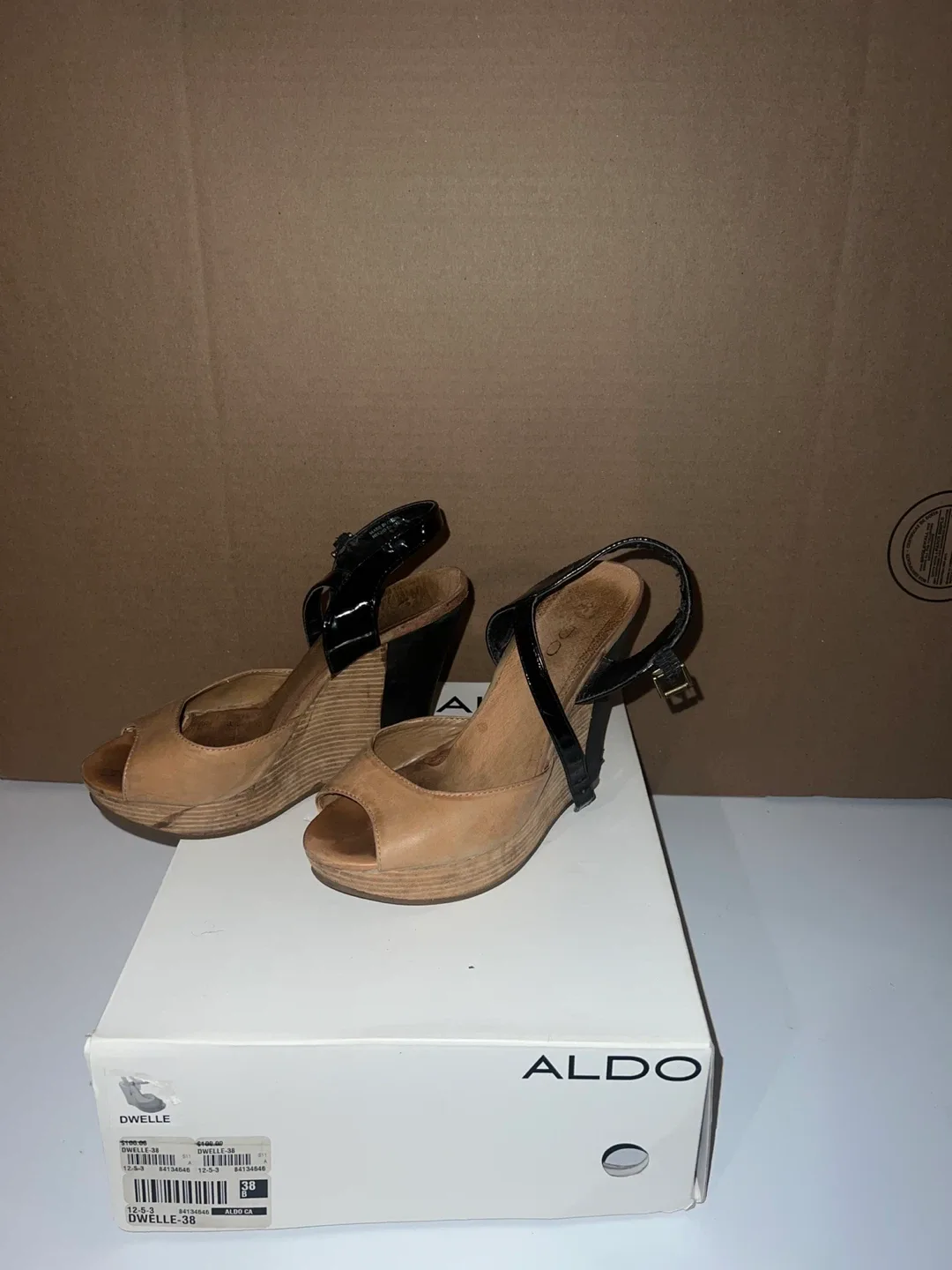 Aldo Dwelle Size 7 Wedge Sandals image indicator(2)