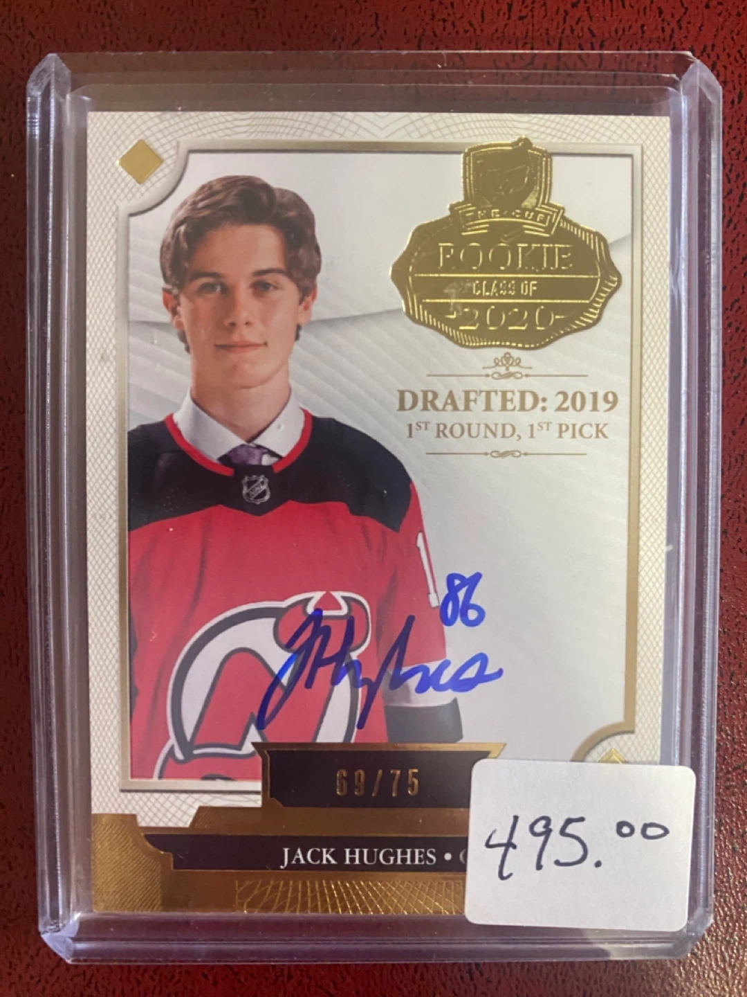 Jack Hughes Rookie Card - Drafted 2019