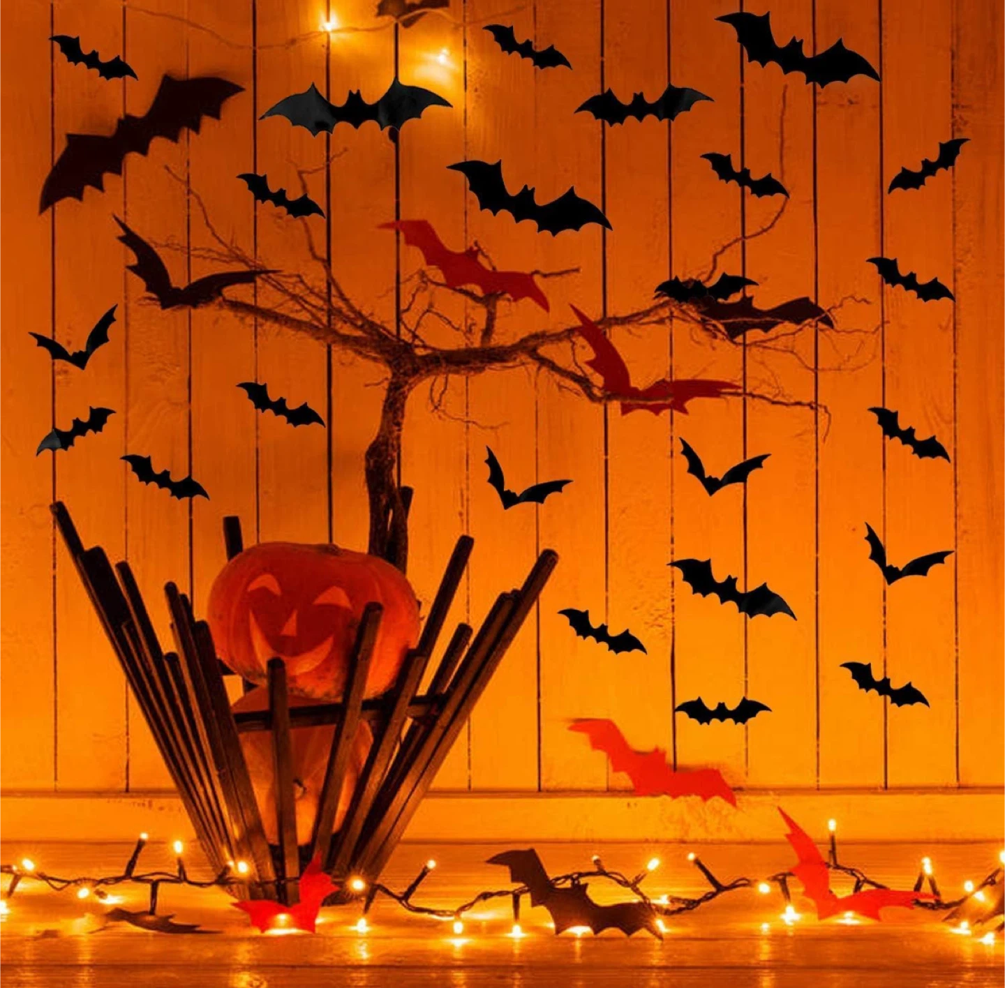 3D Bat Decorations - Halloween Decor - photo 2