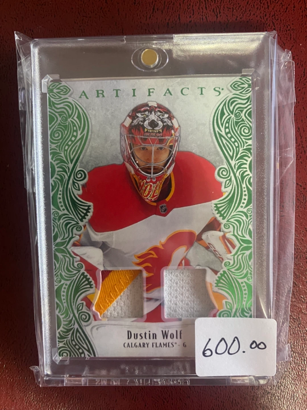 Artifacts Dustin Wolf Calgary Flames Card