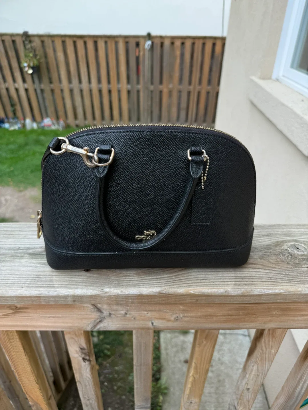 Coach Black Dome Satchel thumbnail