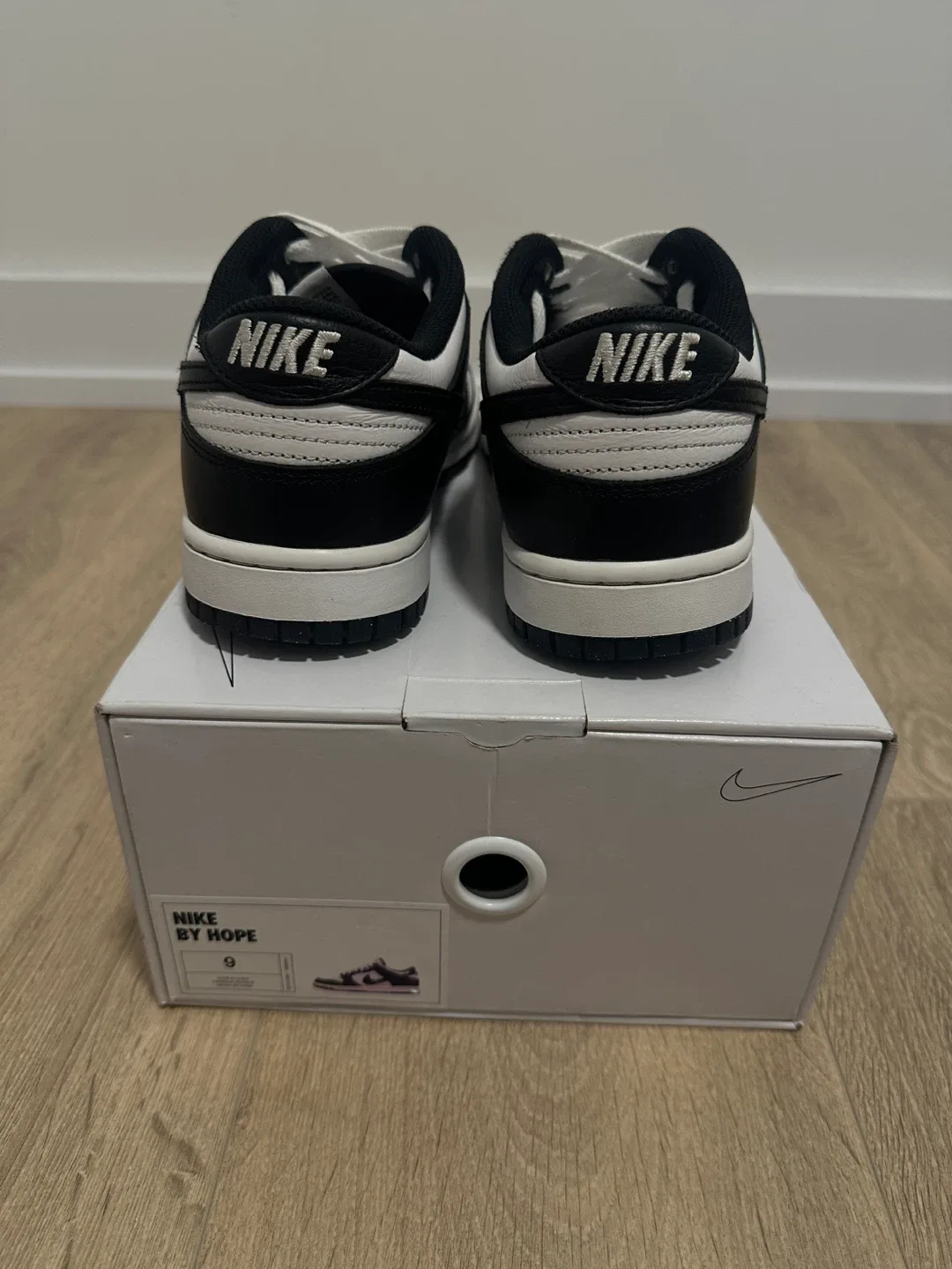 Nike Dunk Low Panda (Nike by You, Size 9) image indicator(6)