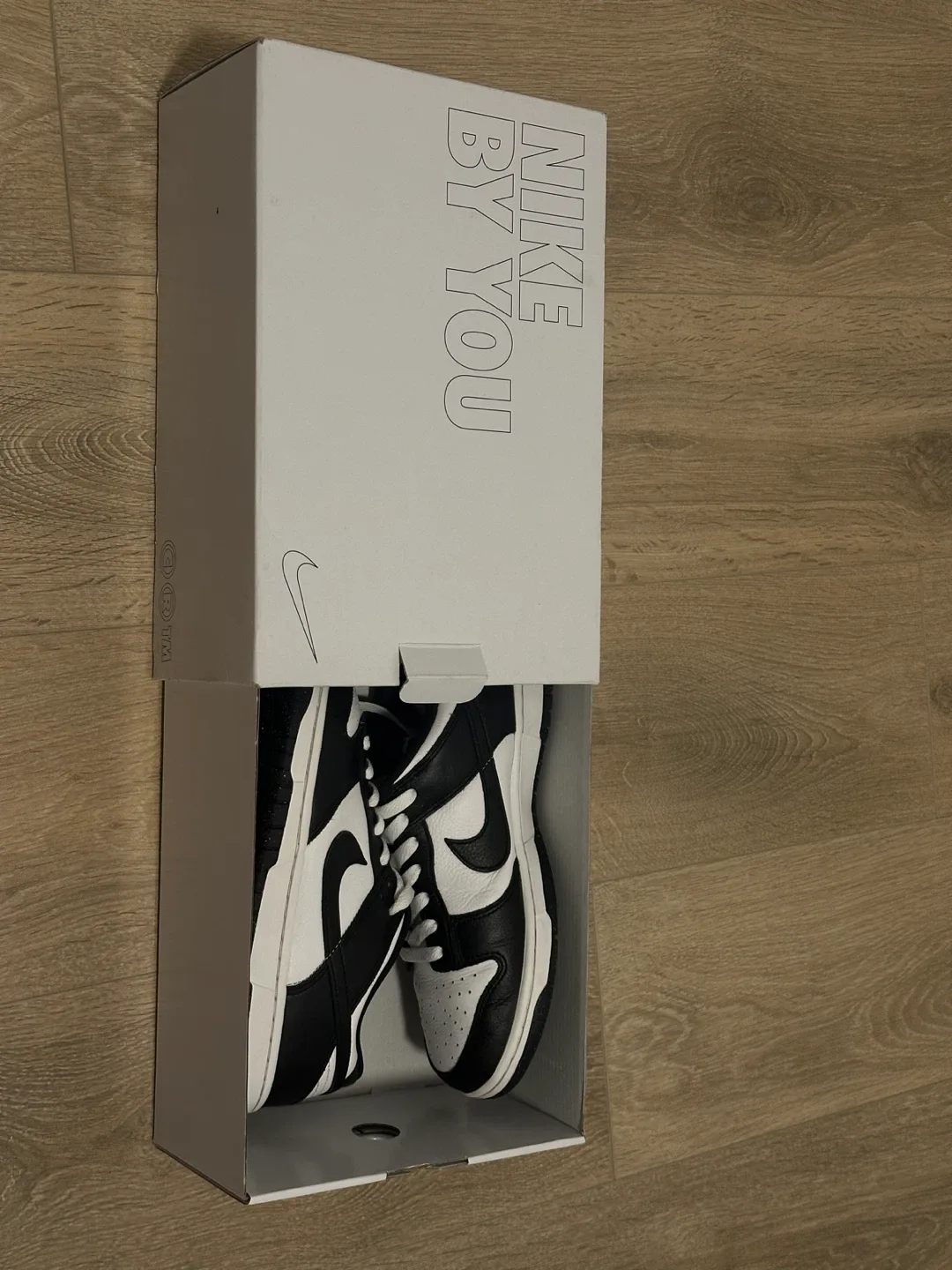 Nike Dunk Low Panda (Nike by You, Size 9) image indicator(7)