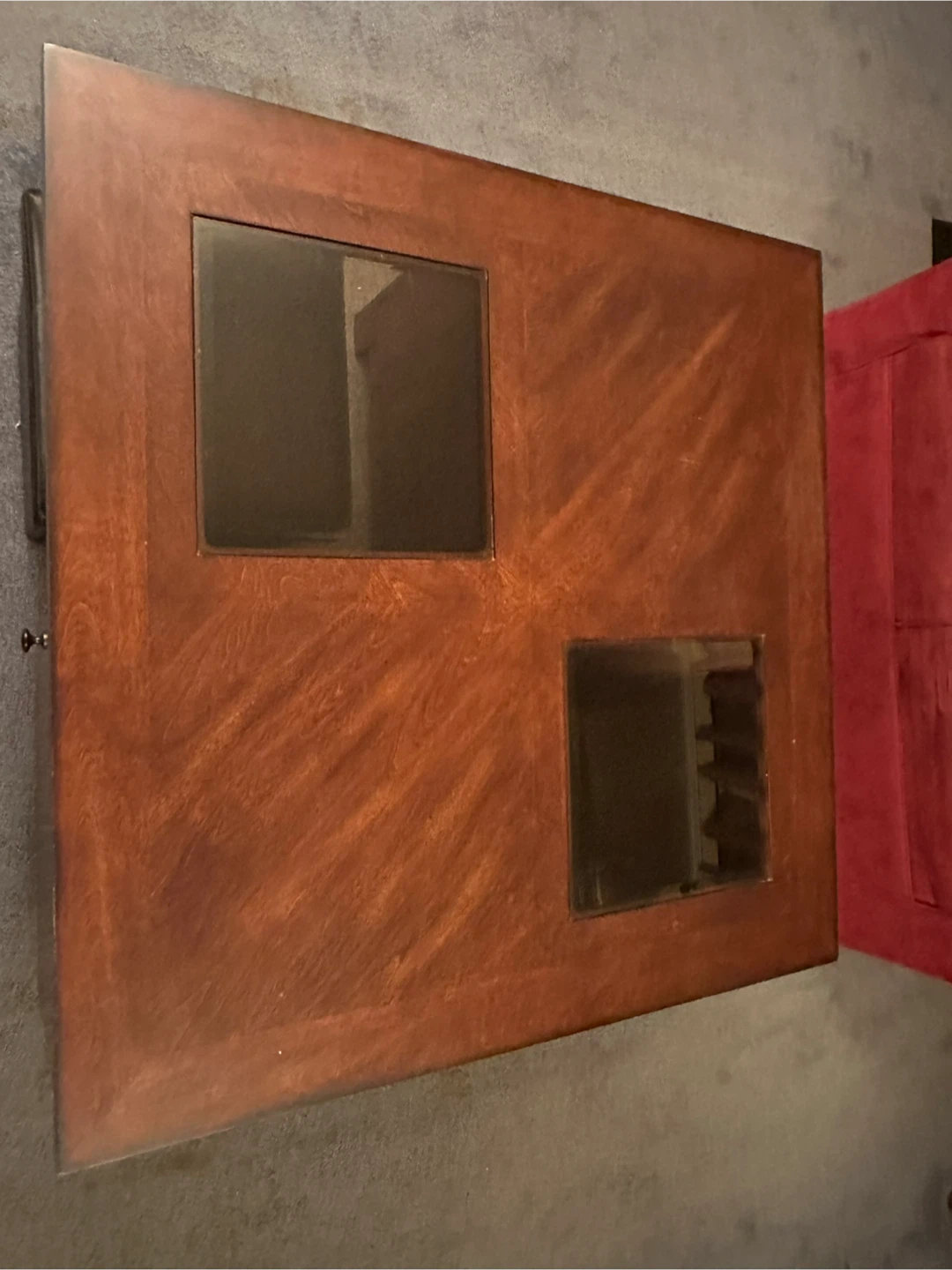 Coffee Table with Glass Inserts, Cabinets & Ottomans - photo 4