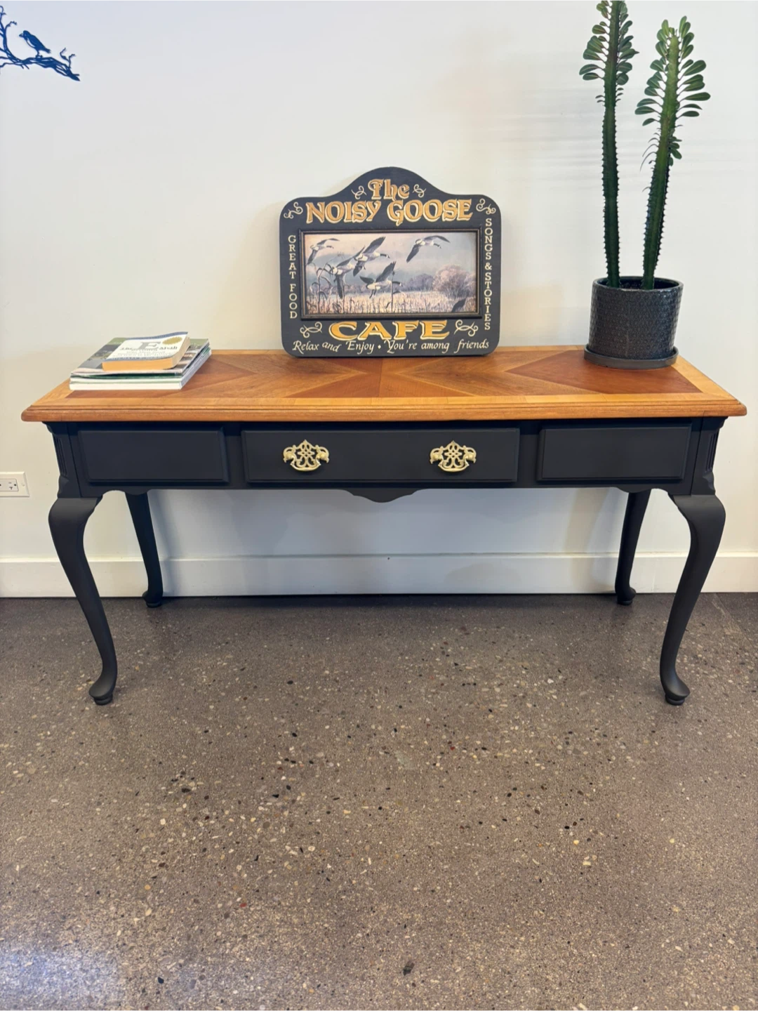 Solid Wood Console Table -4.5ft