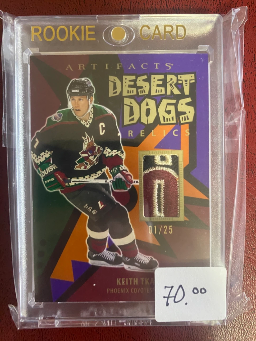 Keith Tkachuk Desert Dogs Relics Rookie Card