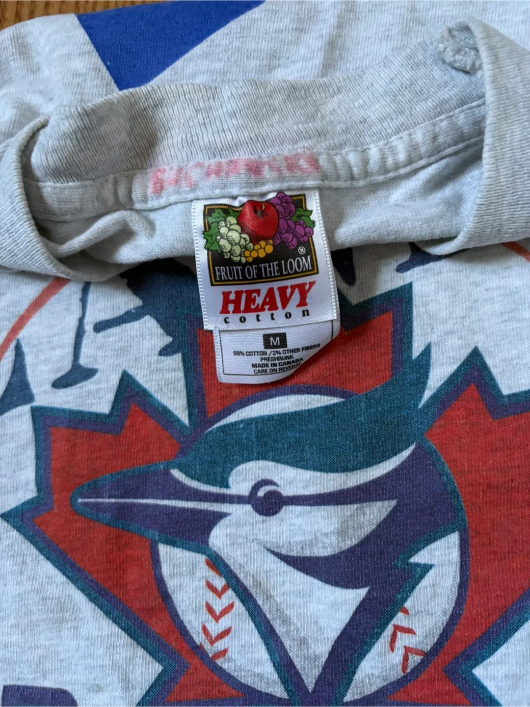 Vintage Toronto Blue Jays x Adidas camp tee M y2k 90s image indicator(3)