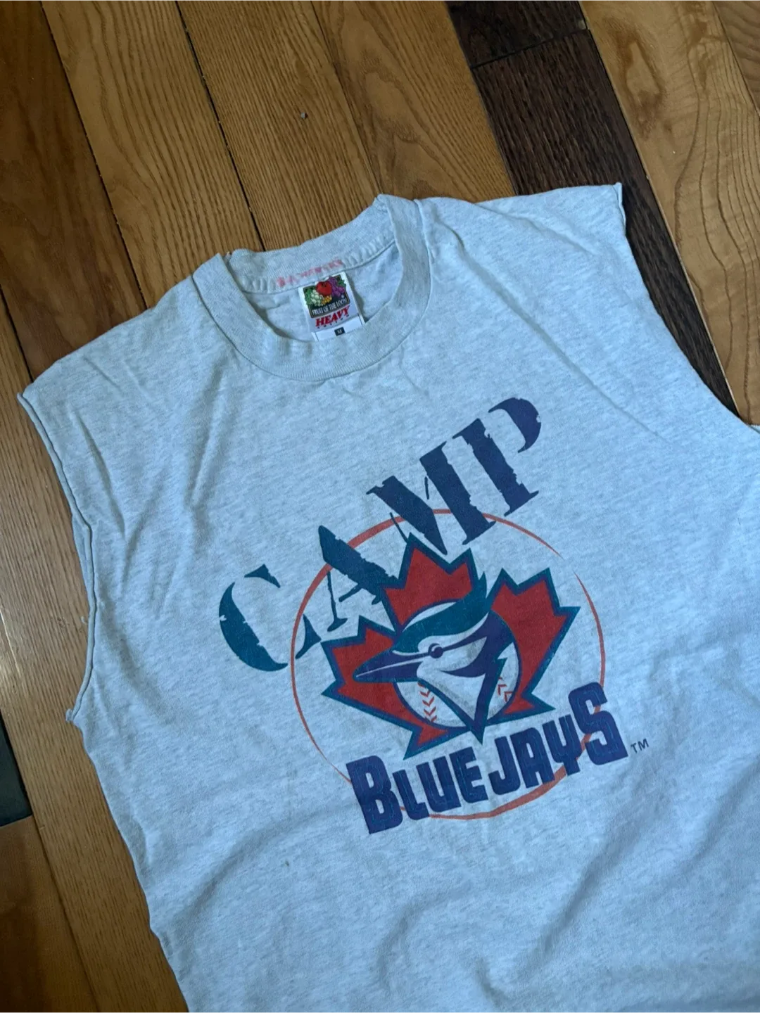 Vintage Toronto Blue Jays x Adidas camp tee M y2k 90s image indicator(2)