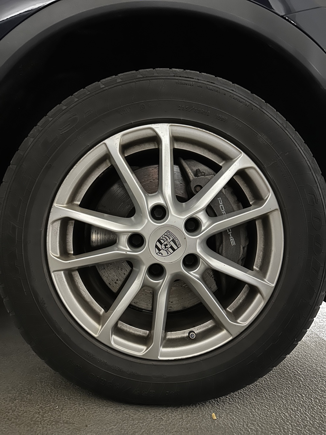 $190 Porsche OEM 255/55R18 Rims / wheels / tire