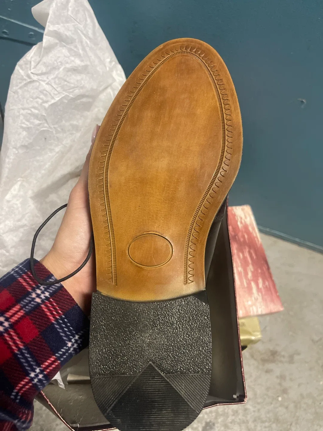 A.E. Collection Burgundy Dress Shoes - Size 40 image indicator(3)