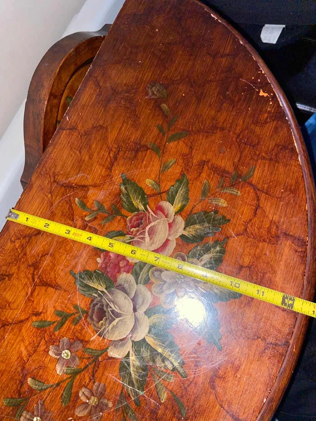 Wooden Half-Moon Table and mirror 🥕 image indicator(5)