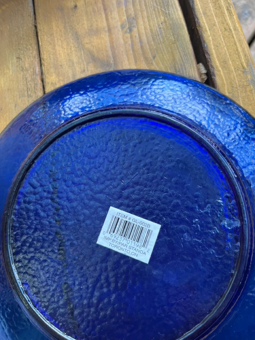 Blue Glass Dinner Plates, Set of 6 image indicator(2)