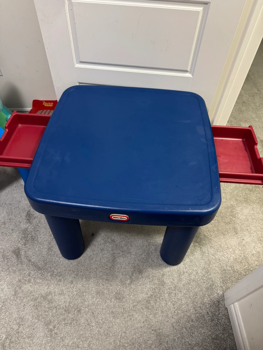 Little Tikes Activity Table with drawers - Blue & Red - photo 2