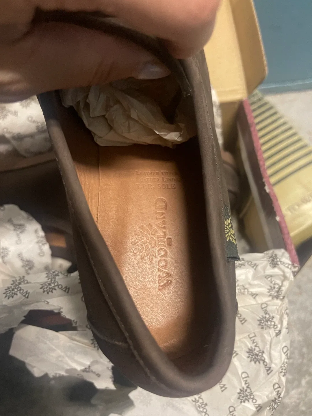 Woodland Brown Leather Shoes - Size 40 image indicator(4)