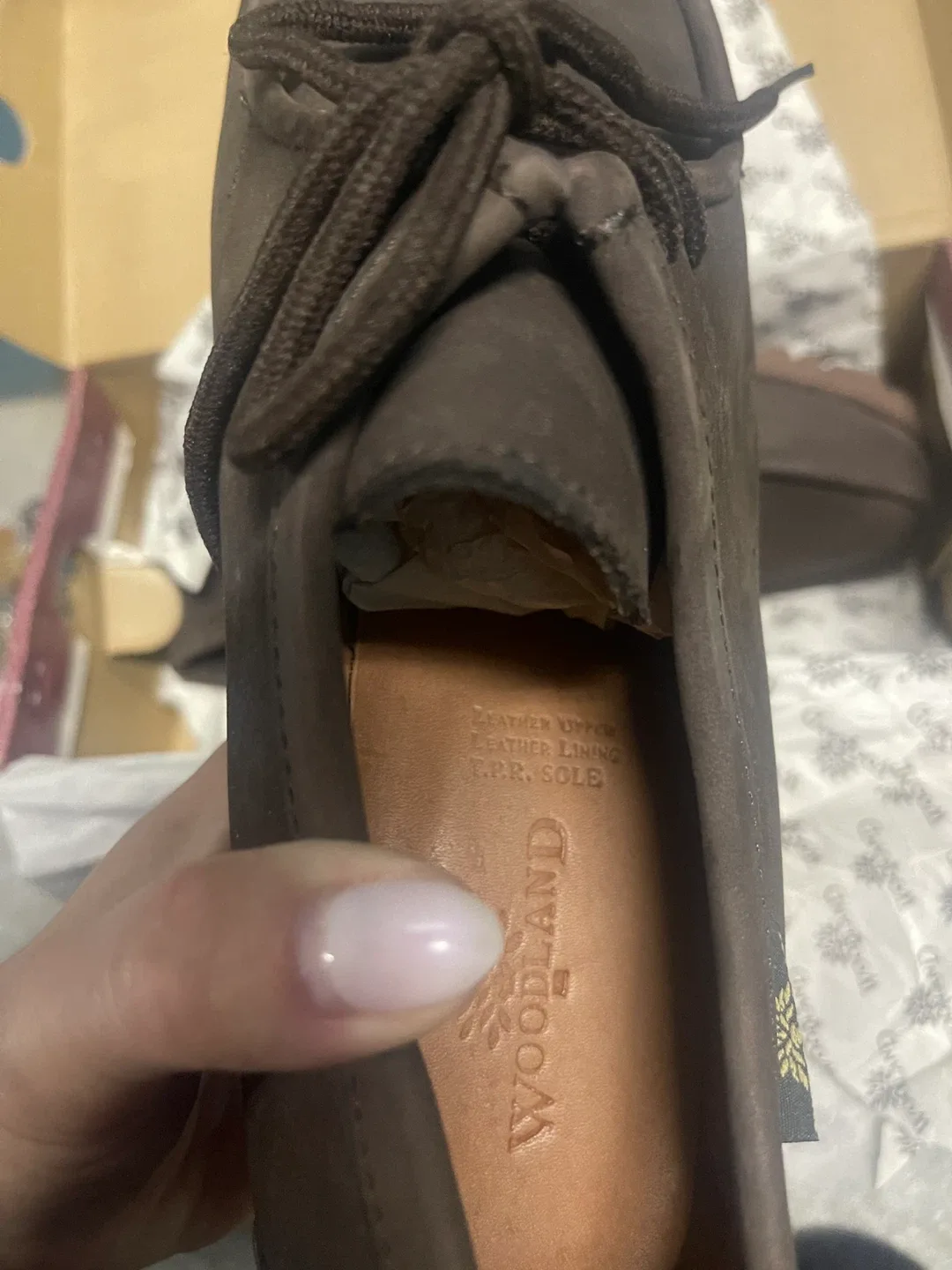 Woodland Brown Leather Shoes - Size 40 image indicator(5)