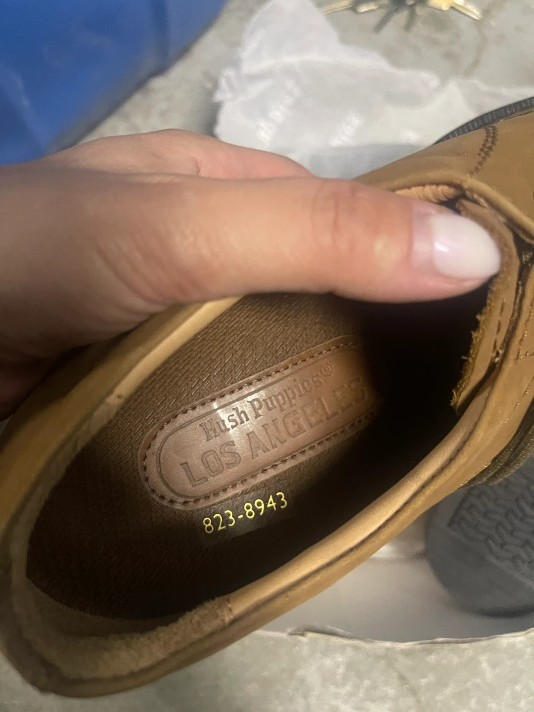 Hush Puppies Los Angeles Tan Dress Shoes - Size 6 - photo 3