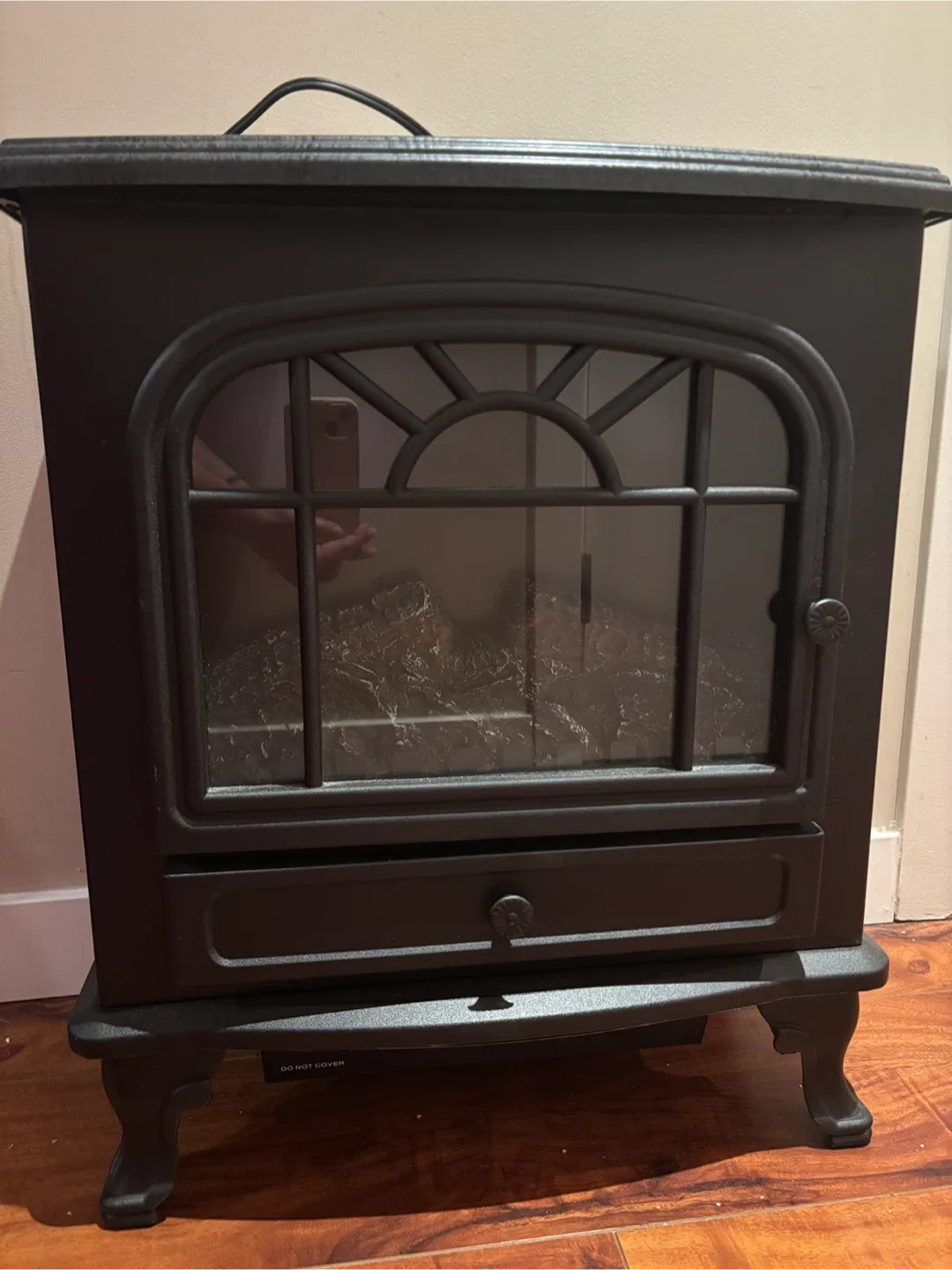 Black Electric Fireplace Heater image indicator(4)