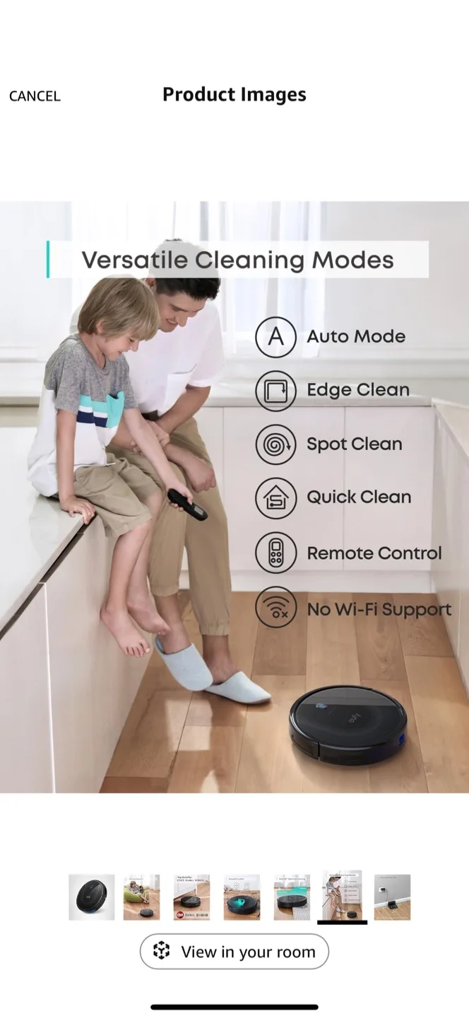 eufy Clean 11S Max Robotic Vacuum Cleaner - Black image indicator(4)