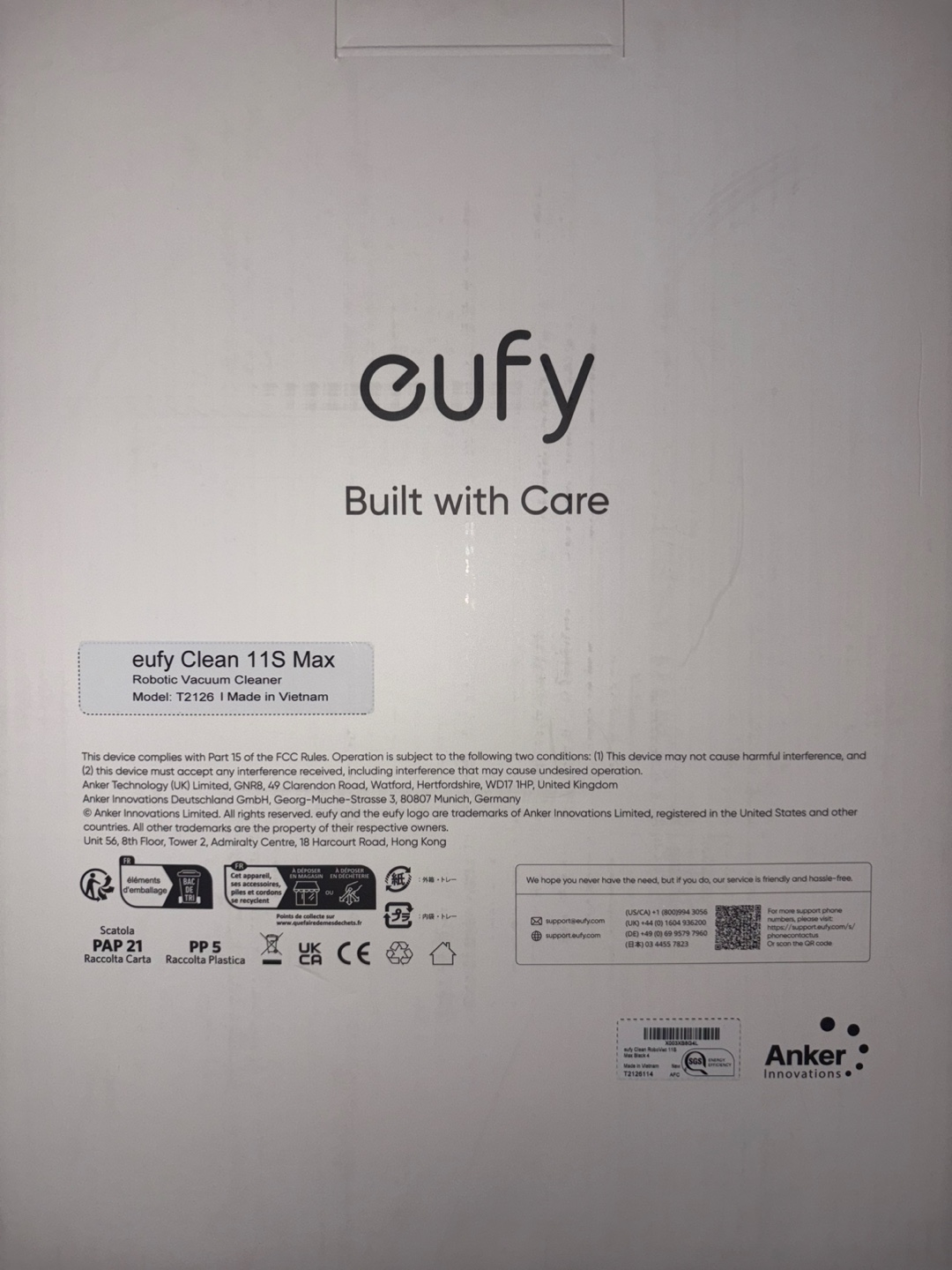 eufy Clean 11S Max Robotic Vacuum Cleaner - Black - photo 2