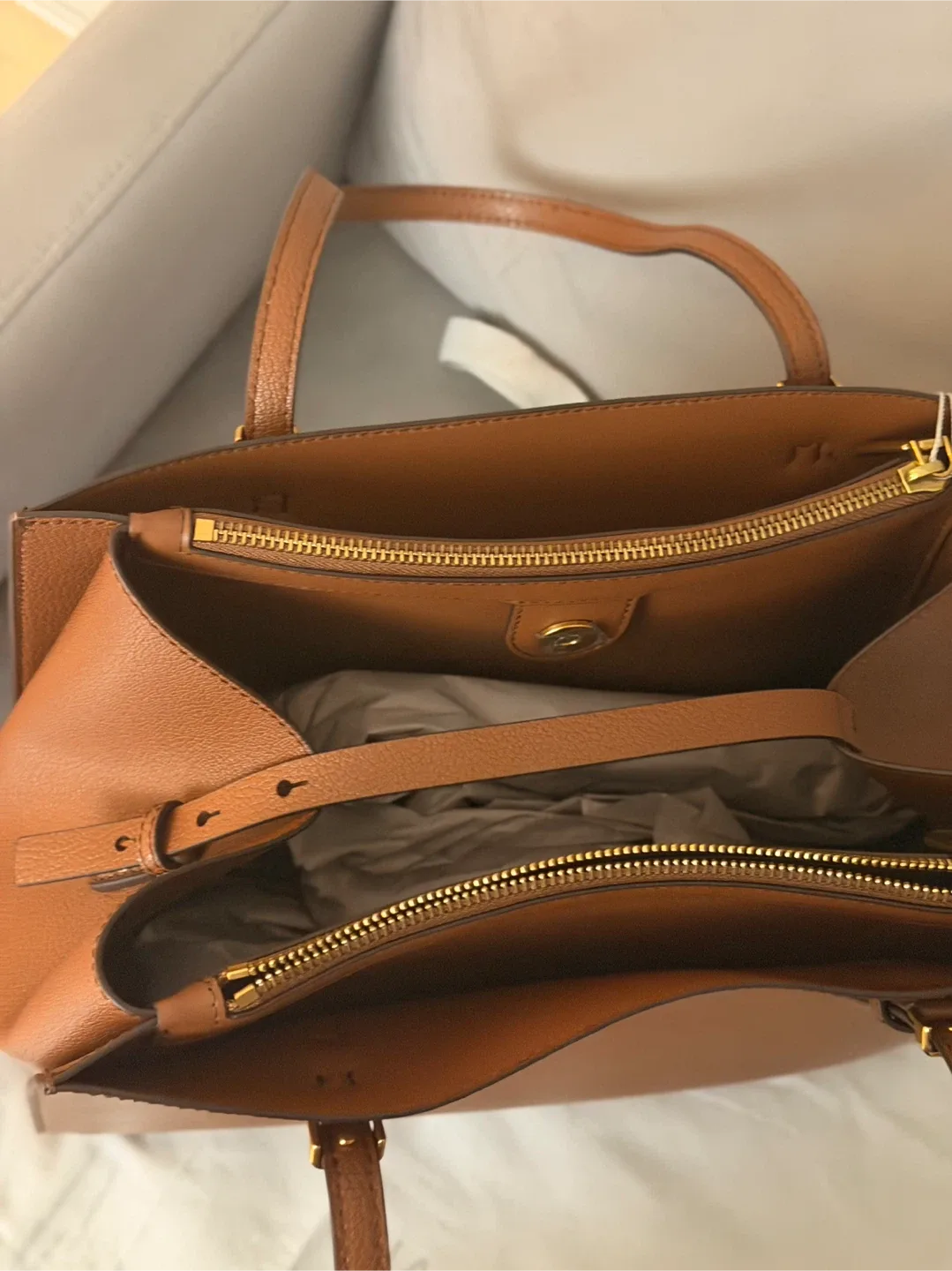 Charles & Keith XL Tote Bag (Chocolate) image indicator(6)
