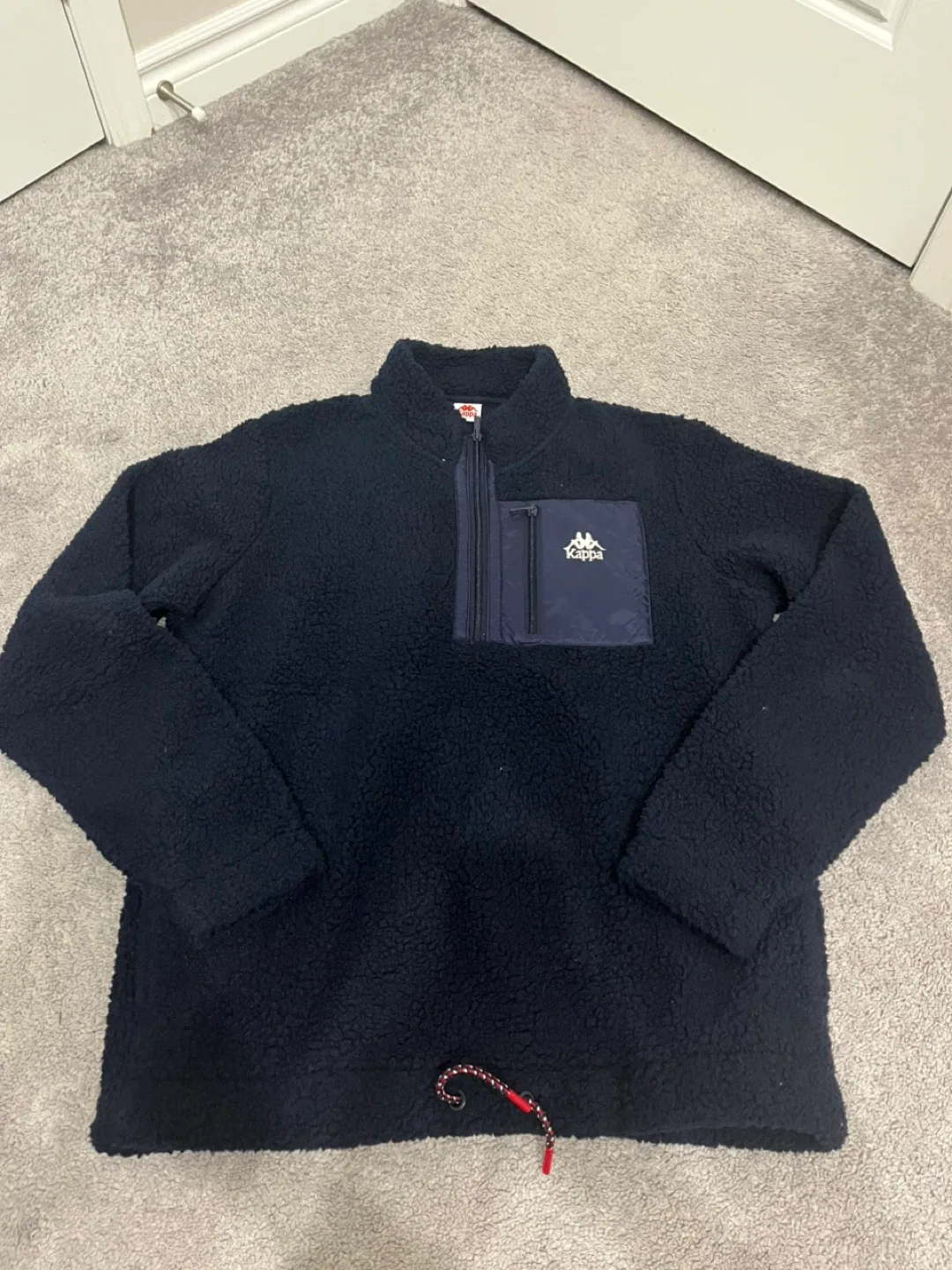 Kappa Fleece Jacket - Navy Blue thumbnail