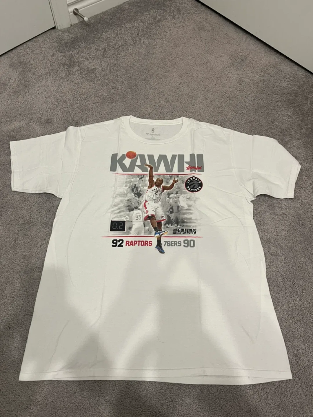 Fanatics Kawhi Leonard Raptors T-Shirt - Size L thumbnail