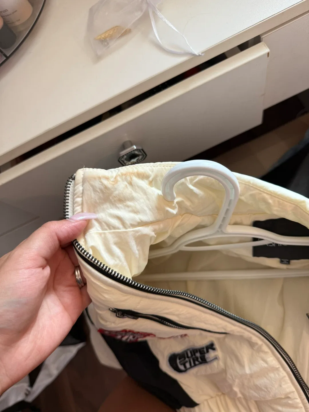 Racing Style Cropped Jacket image indicator(3)