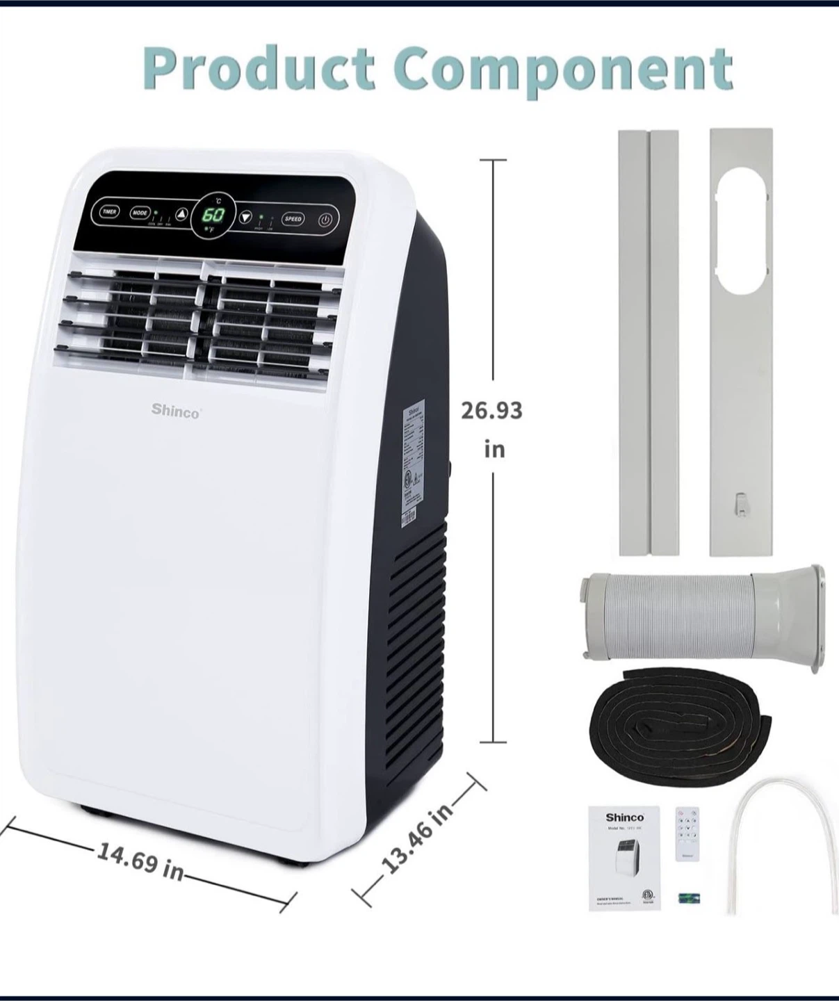 Shinco Portable Air Conditioner - photo 2