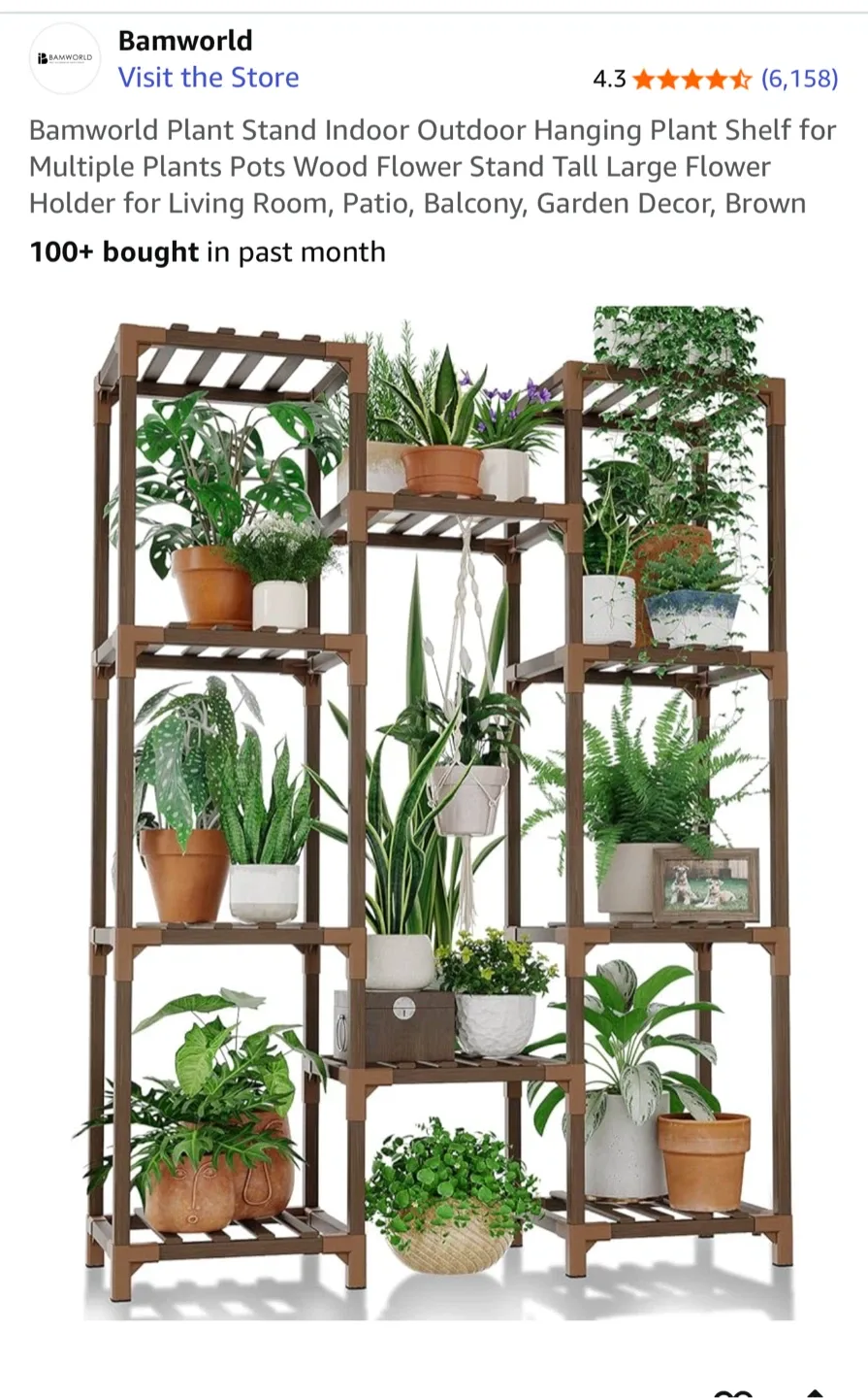 Bamworld Plant Stand Indoor/Outdoor image indicator(2)