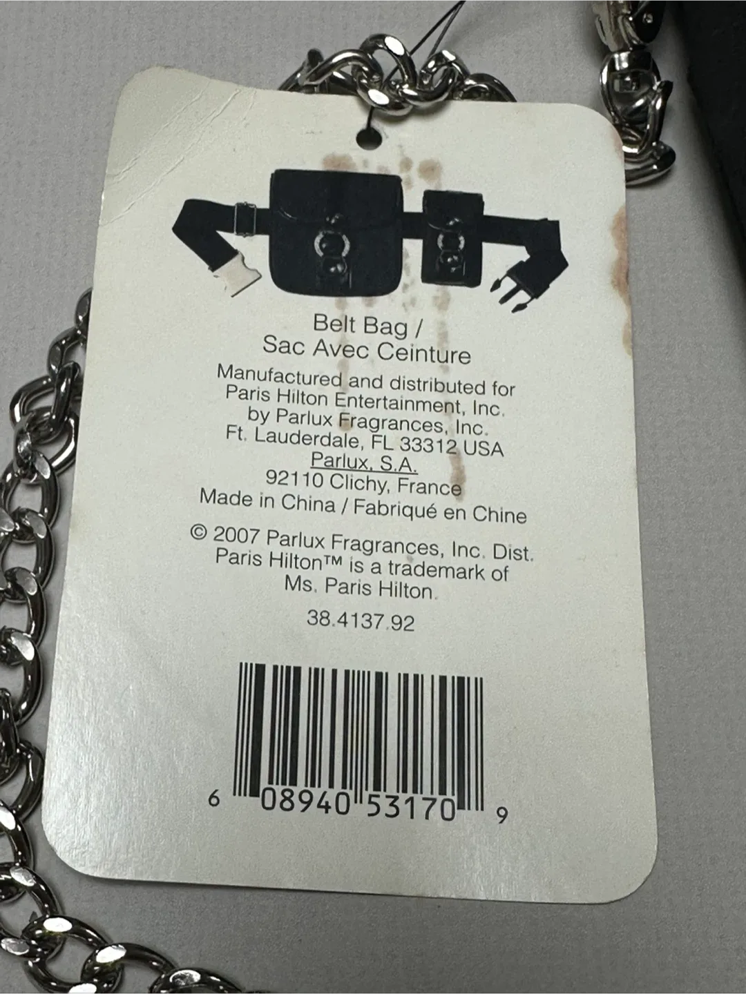 Paris Hilton Black Quilted Crossbody Bag image indicator(6)