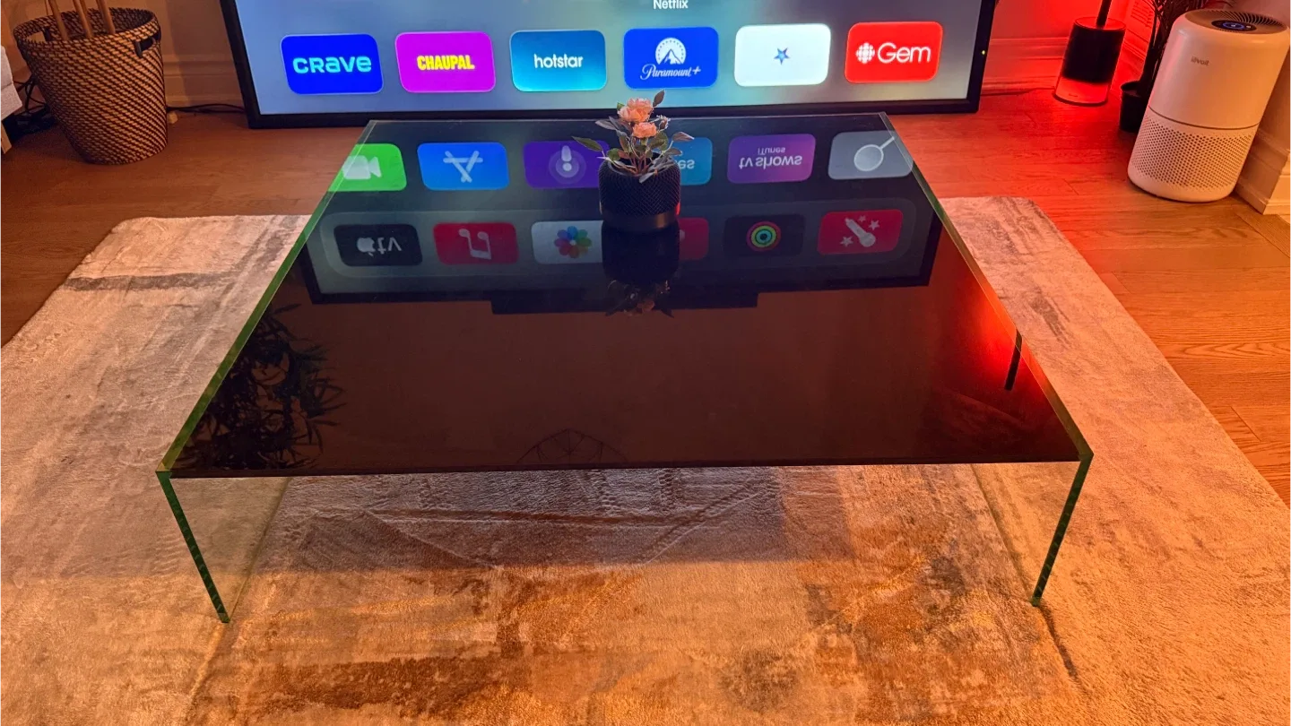 Black Glass Coffee/Gaming Table image indicator(4)