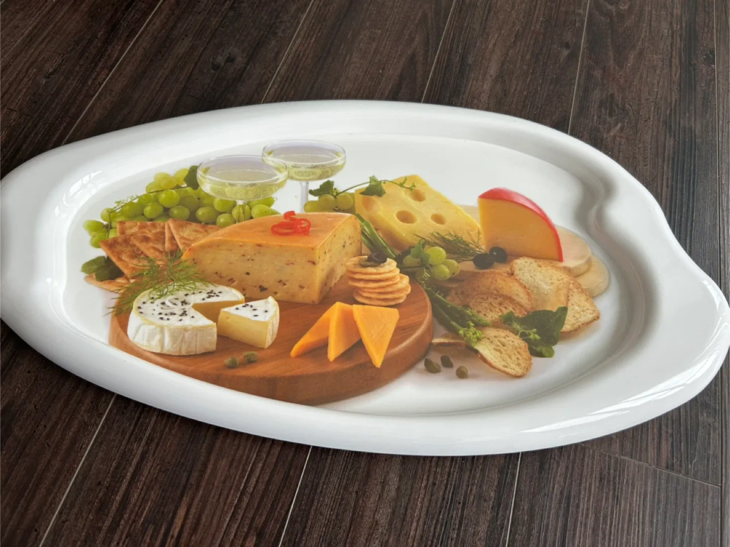 Decorative Cheese Platter Tray image indicator(2)