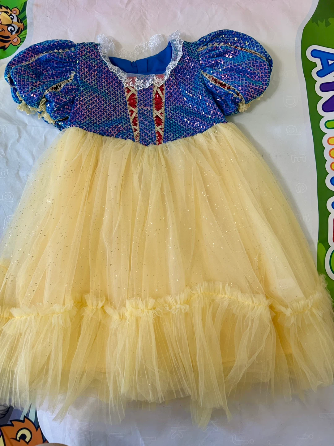Snow White Costume Dress-age 4-6yrs，7-9yrs - photo 5