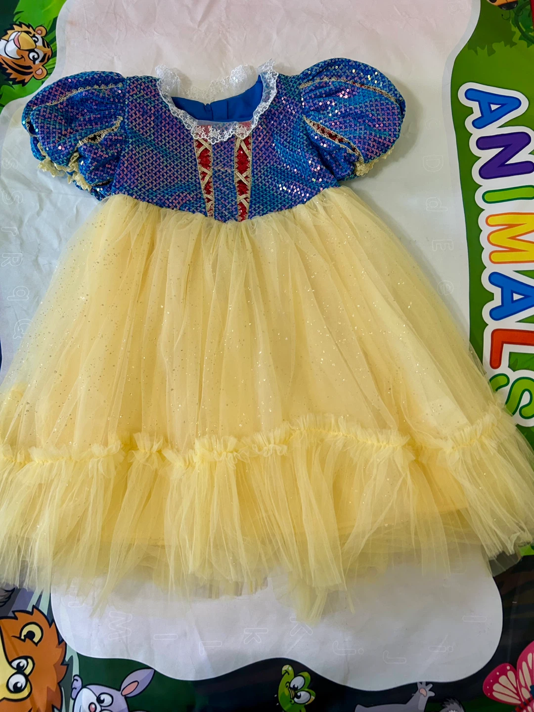 Snow White Costume Dress-age 4-6yrs，7-9yrs - photo 2