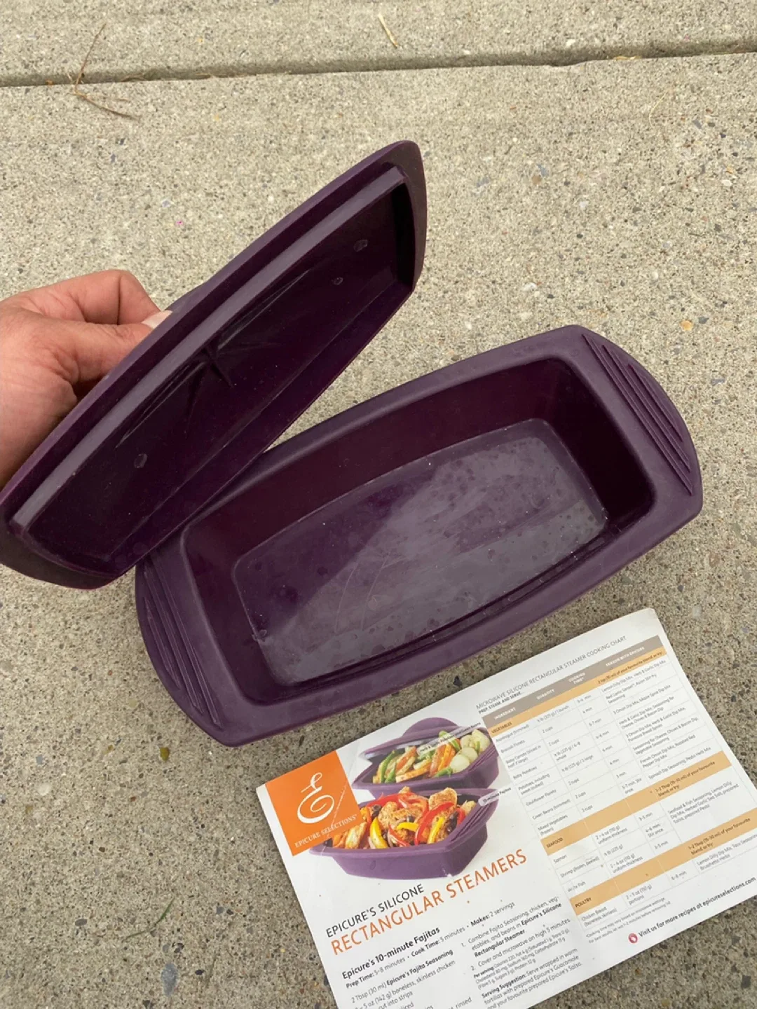 Epicure Silicone Rectangular Steamer – Cooking Tools & Utensils