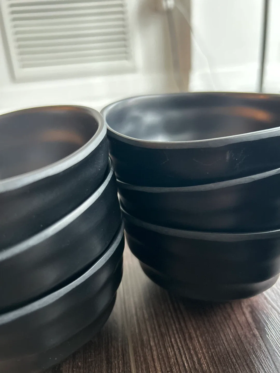 Black Melamine Bowls (Set of 12) image indicator(2)