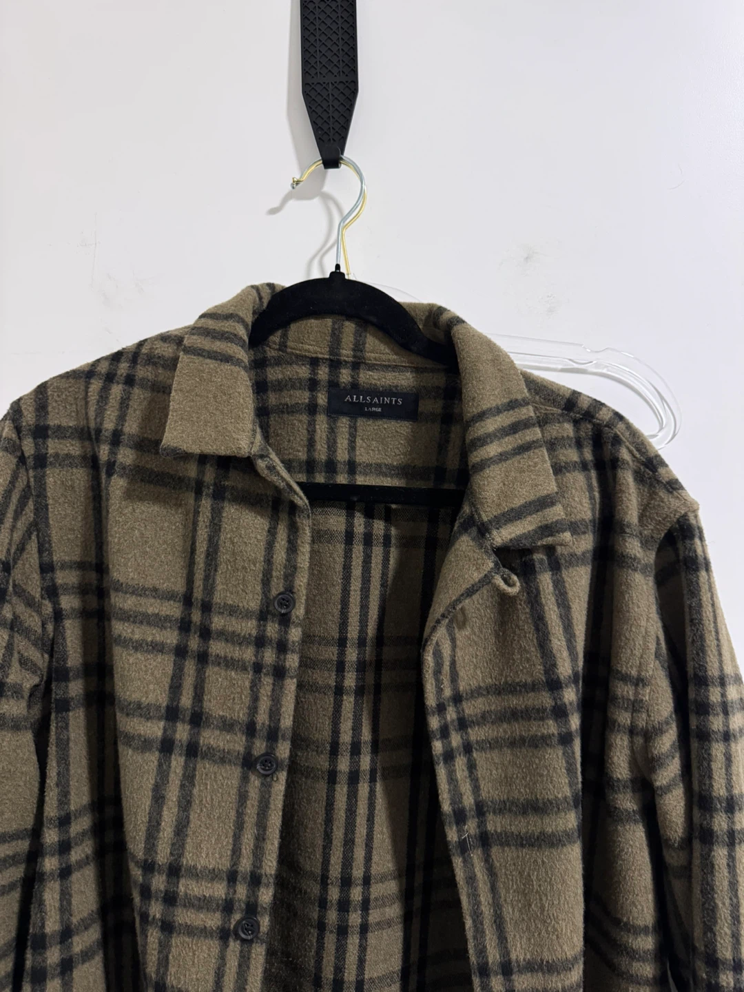 All Saints Plaid Jacket - Large